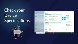 How to check device specifications on Windows 10 | Click&Tech