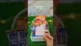 Chocolate basket, easy gift basket, gift wrapping ideas #shorts #giftideas #gift #giftwrapping #love