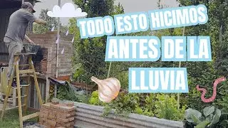 🔥 Hacemos un Fogon y cosechamos ajos antes de la lluvia - Una Casa Entre El Campo Y La Ciudad