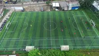 Drone Mini Soccer 13 Des 2025 | Hitam vs Merah
