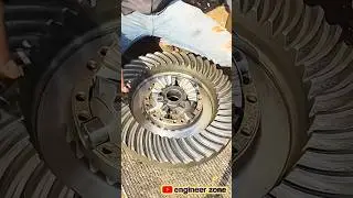 Perfect Differential Gear Assembly 😱 Ring & Pinion Setup Like a Pro | Heavy Truck Power