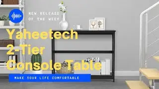 Yaheetech 2-Tier X-Design Console Table #consoletable
