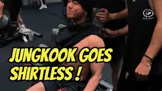 BTS&rsquo;s Jungkook Shocks Fans With His Jaw Dropping Physique in Nearly Shirtless Workout Clip