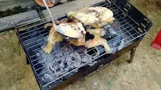bakar ayam pertengahan Ramadhan
