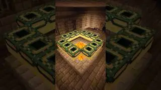 В этом сиде для Minecraft прямо под местом появления находится крепость!