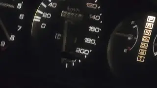 Top Speed Test with Honda Civic Eg6 vti Stock b16a2 b16 kanjo Racer on German Autobahn