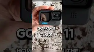 GoPro 11 - How to open the side door #shorts #gopro