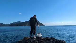 あらら〜　竿　折れちゃいました