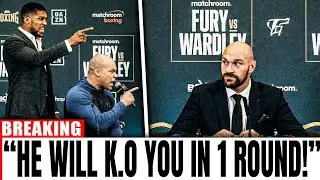 BREAKING: Anthony Joshua Interrupts Tyson Fury vs Fabio Wardley Press Conference