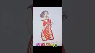 #day 4 #bengali #girl #drawing #art ✍🏻
