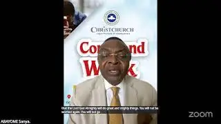 COMMAND THE WEEK || 12TH JANUARY 2026 || WHY WE MUST SEEK FIRST THE KINGDOM OF GOD
