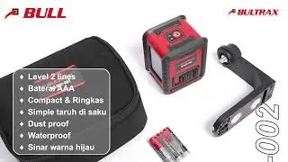 Bultrax BLLM02 002 Mini laser level 2 lines