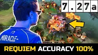 MIRACLE MAGIC SF BUILD VS NOONE MID -  100% ACCURATE REQUIEM ON ENEMIES DOTA 2