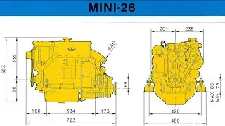 Sole Mini 26 Marine diesel Exhaust sound