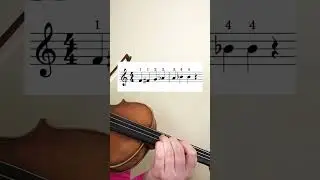 Violin second position notes #violin