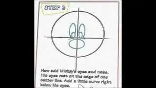 How to draw: Mickey Mouse (FACE) Easy