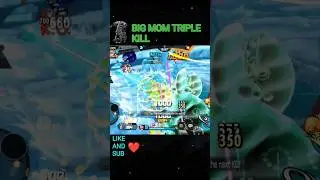ONI BIG MOM TRIPLE KILL IN THE NEW CHALLENGE BATTLE #onepiece #opbr #anime #gaming #games