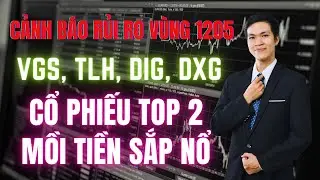 Cổ phiếu top 2 sắp nổ: VGS, TLH, DIG, DXG Cảnh b&aacute;o kh&aacute;ng cự 1200 | Nh&acirc;n định thị trường chứng kho&aacute;n