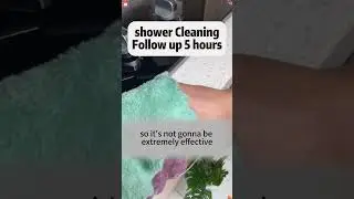 Shower cleaning product review: effective grime removal after 5 hours#showercleaning