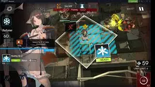 Arknights 4-9: 3 Operator RMA Trust farm - Thorns, Mayer (E1), Perfumer (E1)