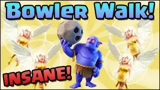 BOWLER WALK IS INSANE! Clash of Clans - Super Bowler Attack Strategy!