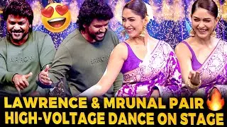OMG🔥Lawrence & Mrunal Can’t Stop Dancing! 5000 Eyes Glued to the Stage 😍💃Never Seen Before