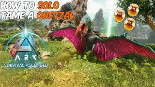 How To SOLO Tame a Quetzal in ARK Survival Ascended #arksurvivalascended #ark #quetzal