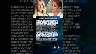 Celine Dion's MIRACLE: Singing One Last Time 😭 The Final Goodbye (2026) #shorts #news