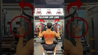 🔽 Lat Pulldown &ndash; 3 Key Grip Variations 🔽 #ytshorts #fitnesstips #back