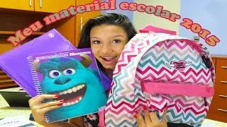 Meu material escolar  Por:Vivi viotto