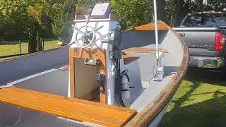 Amesbury Dory with 25 HP 4 Stroke Mercury!
