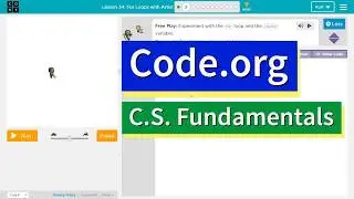 Code.org Express Lesson 28.2 For Loops with Artist | Answers Explained | CS Fundamentals