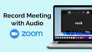 Как записать видео во время конференции Zoom на ноутбуке со звуком?