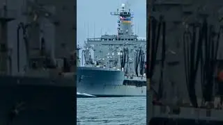 The Henry J. Kaiser-class fleet tanker T-AO-196 Kanawha arrived in Ponce, Puerto Rico