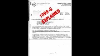 1099 G from Indiana Department of Revenue EXPLAINED