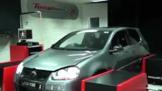 Supercharged VW Golf on the Tunehouse Dyno
