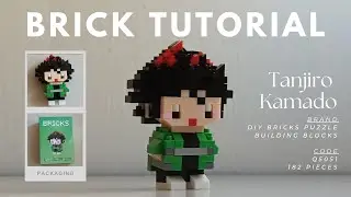 How to Build Tanjiro Kamado | Zhi Duo Pin 智多拼 DIY Bricks Puzzle Building Blocks Q5051 (182 Pieces)