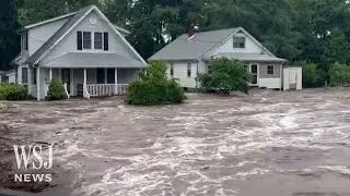 Watch: &lsquo;Life Threatening&rsquo; Flash Flooding Across Northeastern U.S. | WSJ News