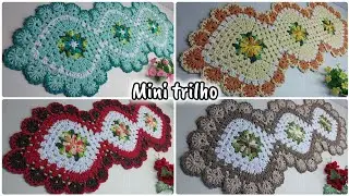 Fiz uma produção em trilhos linda para #13comcrochemesames