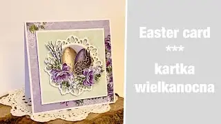 Kartka wielkanocna #skarnicapomysł&oacute;w #craftymoly #papermona