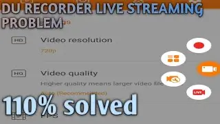 Du recorder live streaming problem 110% solved2020|| wow🙀 du recorder live stream 100%working