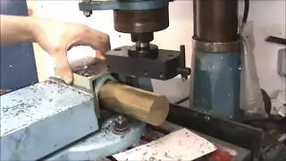 Homemade Vee block on the mill how I did it