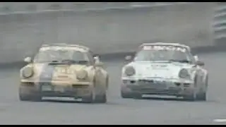 Rohr Corporation Porsche 964 RSR 3.8 #02 overtakes Heico #65 RSR Daytona 24h 1994