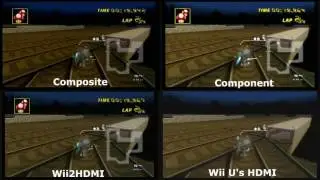 Elgato Video Recording Comparison Wii - Composite vs Component vs Wii2HDMI vs Wii U's HDMI