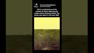 A Picture Of The Surface Of Venus!!! #astronomy #space #shorts