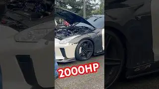2000hp Nissan GTR at exotics vs the 🌎 #gtr #gtr35 #nissangtr