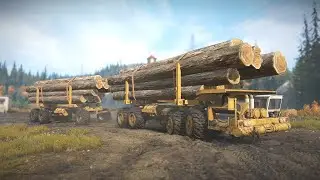 Driving the legendary Z2 Log Servant Mk.V in Snow Runner! #snowrunner  #logservant #gaming #4
