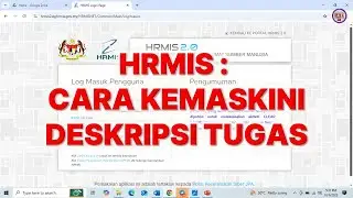 HRMIS : KEMASKINI DISKRIPSI TUGAS
