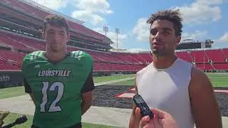 Louisville QBs Brady Allen, Deuce Adams following fall camp