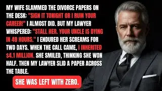 My Wife Demanded Divorce 'Now' .I Waited 48 Hours, Inherited $4.1 Million She Can't Touch
